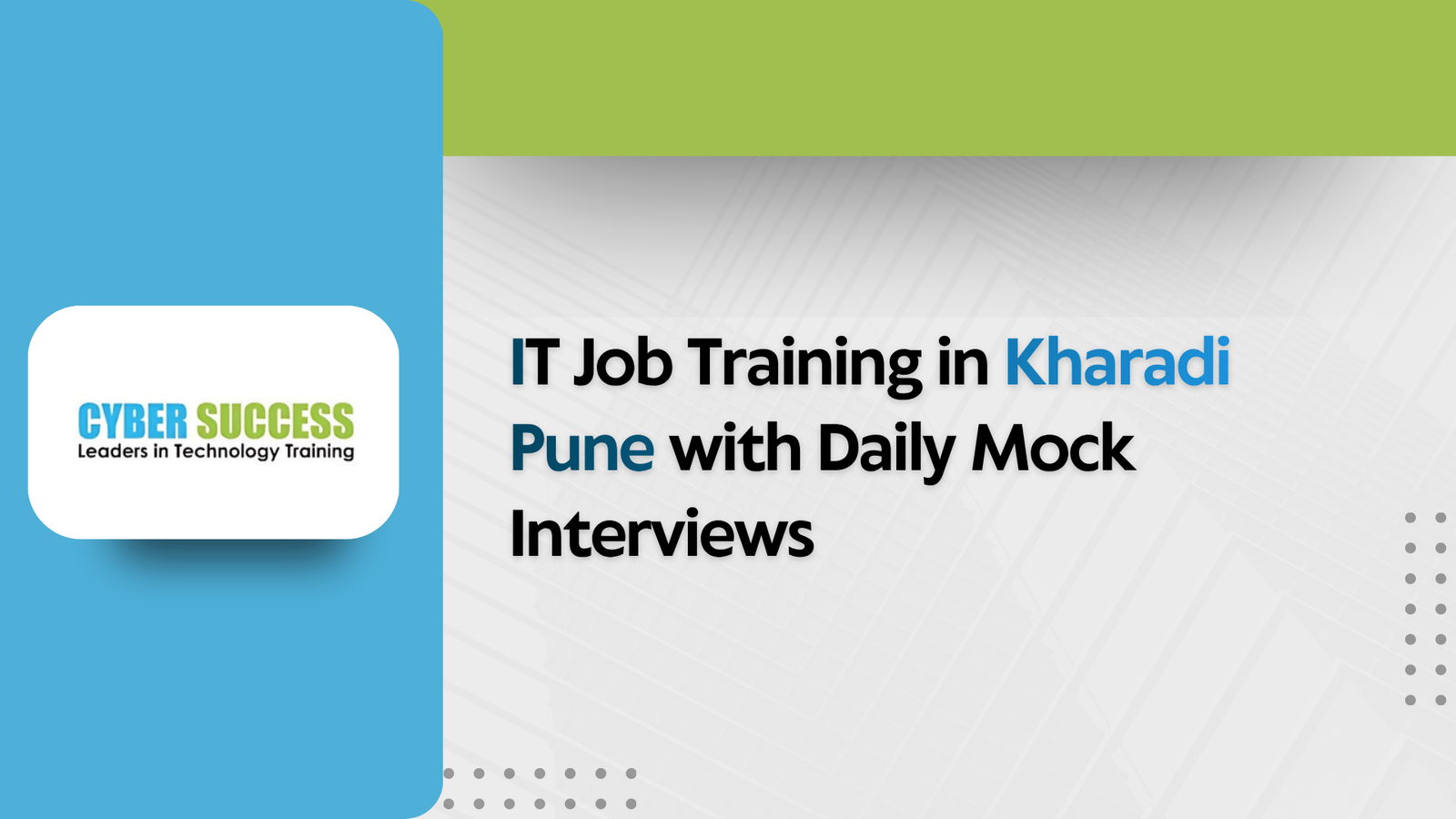 IT Job Training in Kharadi Pune with Daily Mock Interviews
